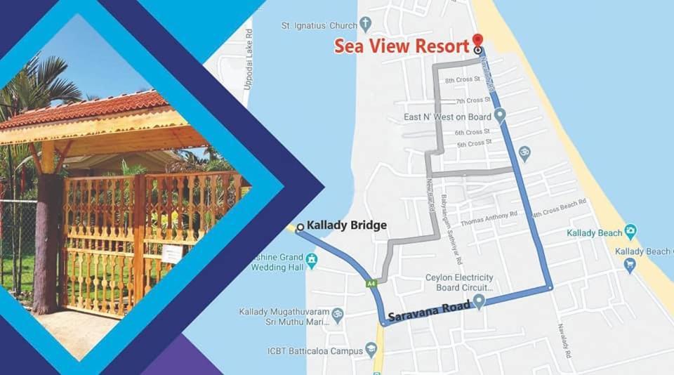Sea View Resort Kallady Εξωτερικό φωτογραφία